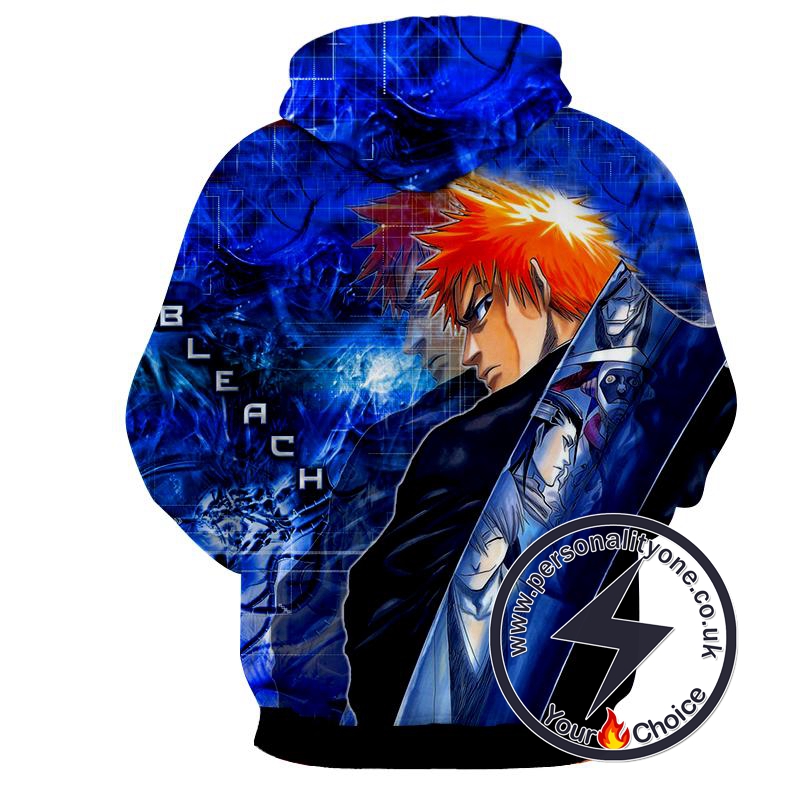 Ichigo Shinigami Captains - Bleach 3D - Bleach Hoodies